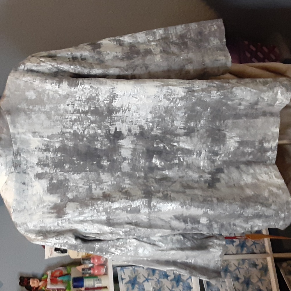 Ruby Rd. Silver And White Tunic Top - image 6